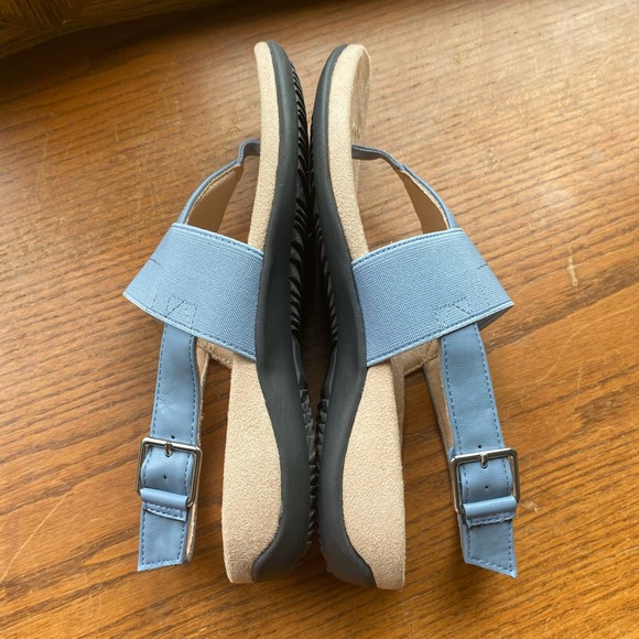 NIB Vionic Rest Danita Adjustable T-Strap Sandals In Sky Sz 6.5 - Picture 9 of 13